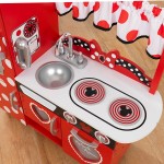Bucatarie din lemn pentru copii Disney Minnie Mouse Vintage KidKraft Bucatarie din lemn pentru copii Disney Minnie Mouse Vintage KidKraft